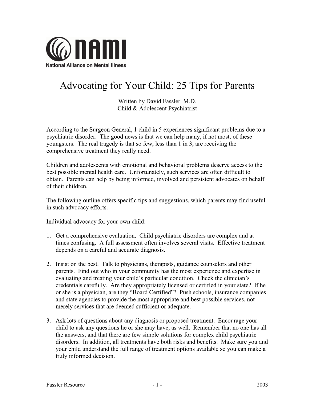 Advocacy For Child Mental Health: 10 Tips For Parents