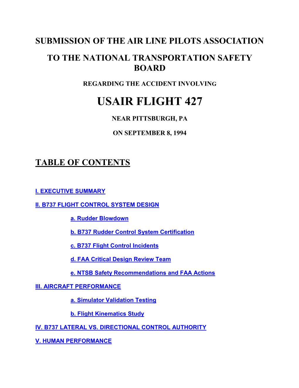 Usair Flight 427