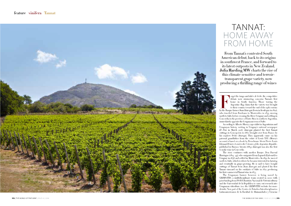 Tannat: Home Away from Home