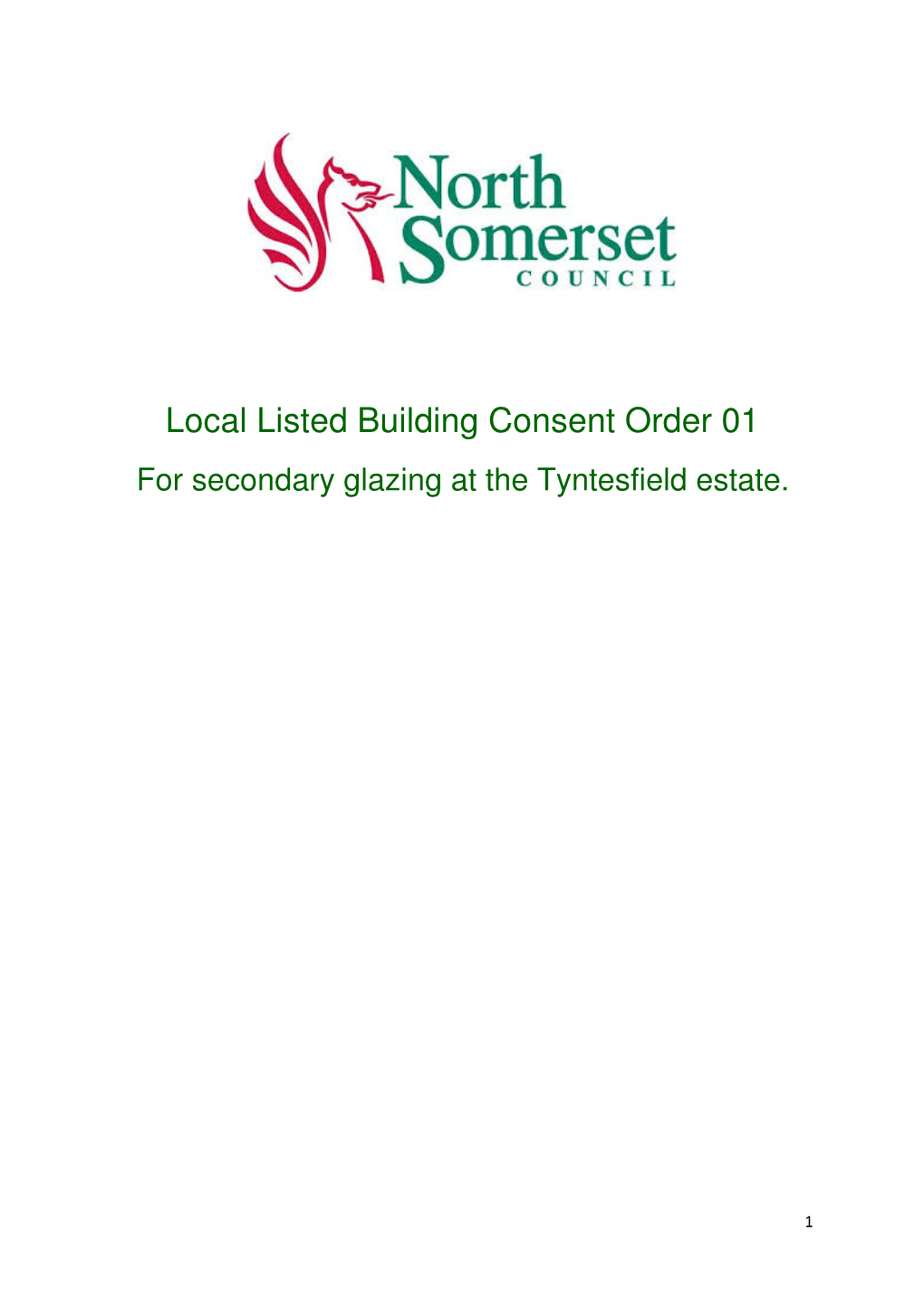 Local Listed Building Consent Order Secondary Glazing Tyntesfield