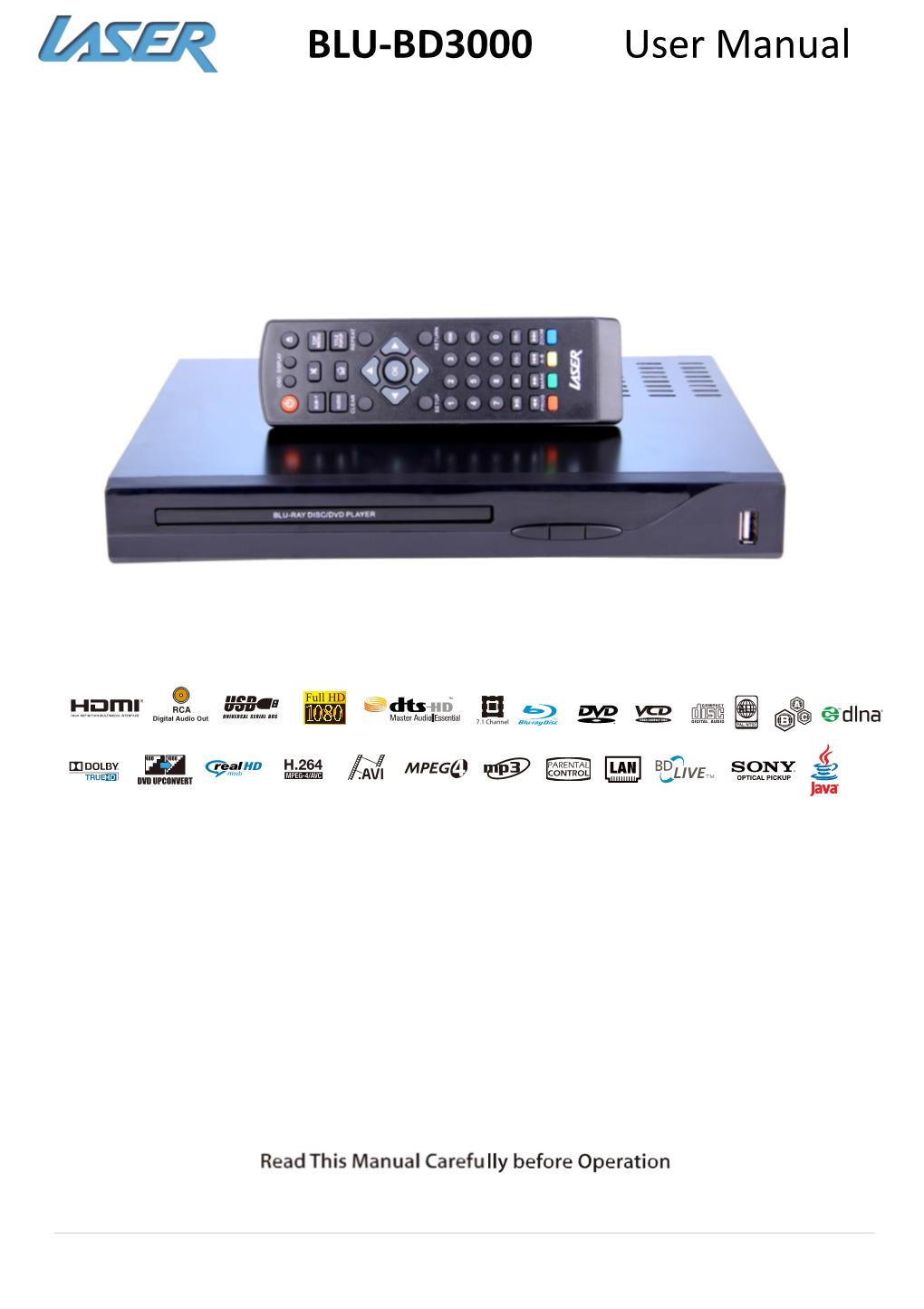 BLU-BD3000 User Manual