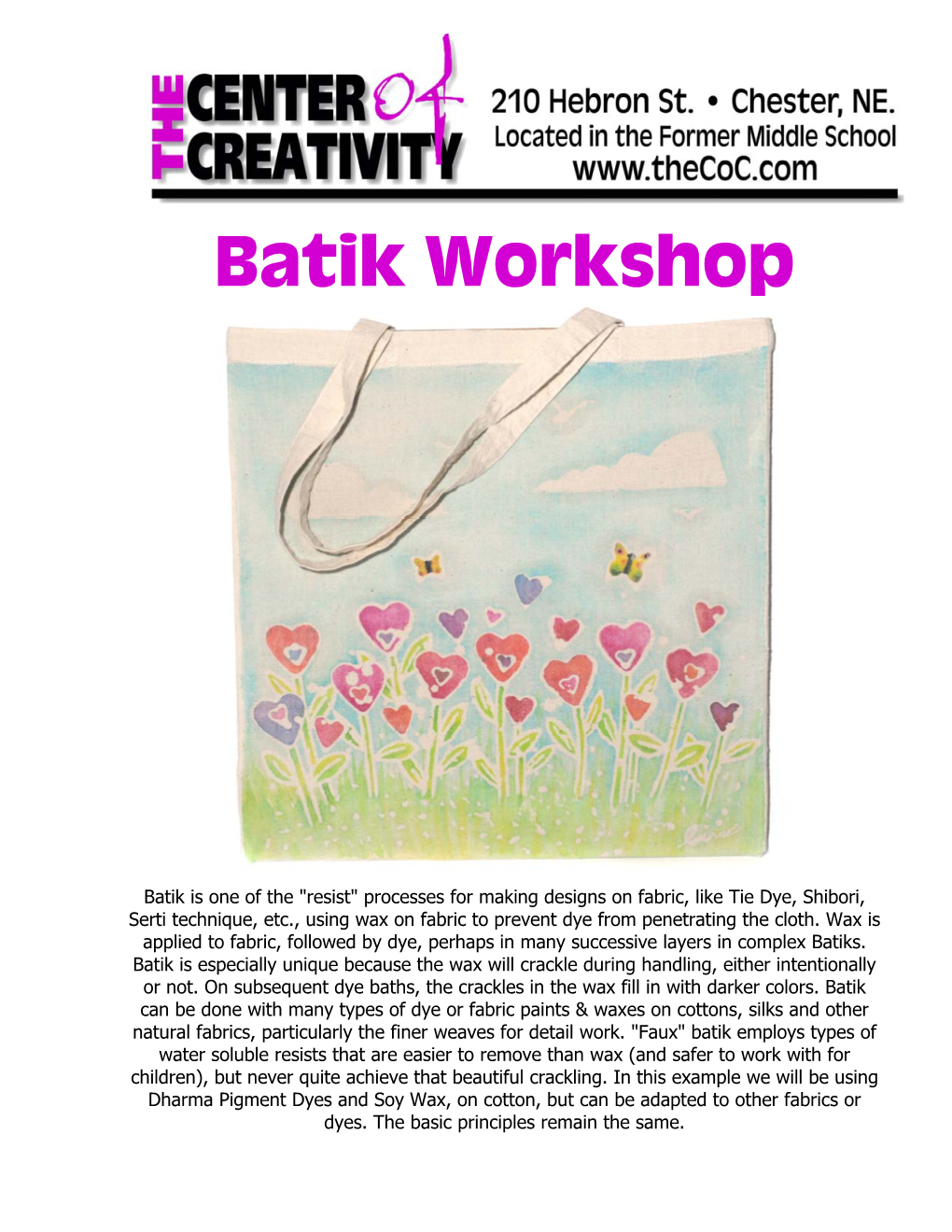 Batik Workshop