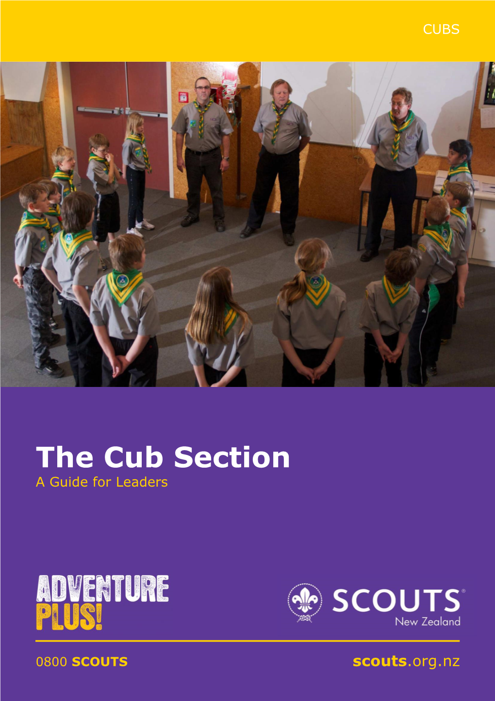 The Cub Section a Guide for Leaders
