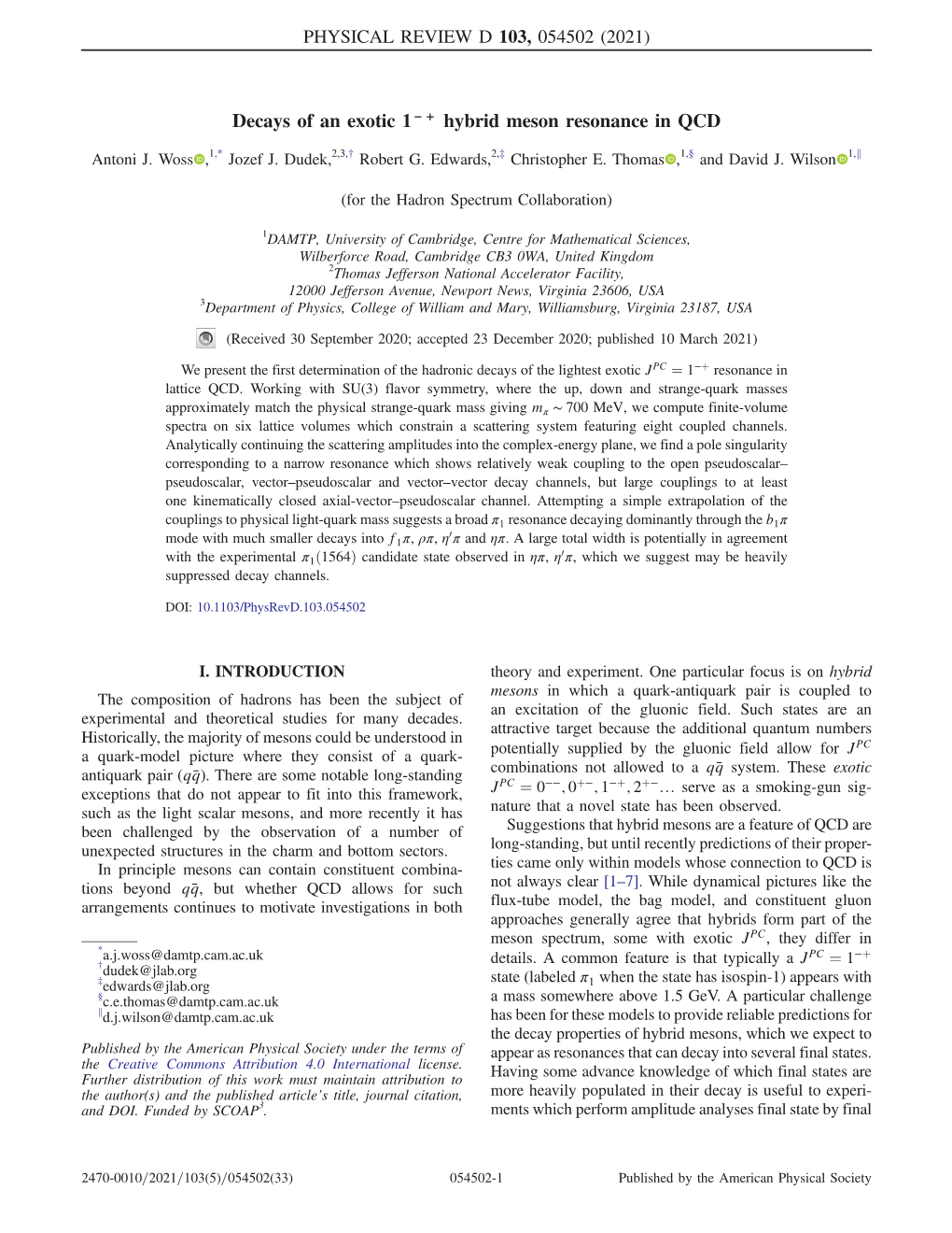 Decays of an Exotic 1-+ Hybrid Meson Resonance In