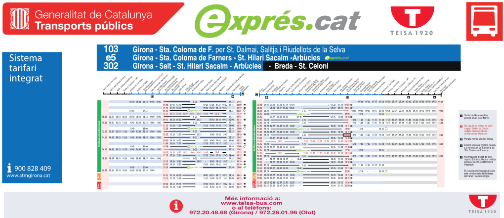 Horari Expres Sta.Coloma