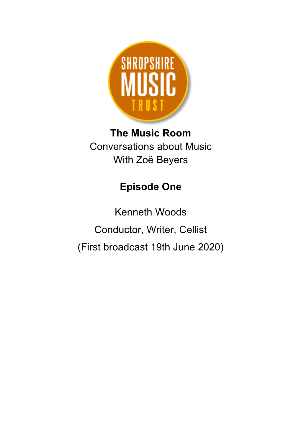 The Music Room Conversations About Music with Zoë Beyers Episode