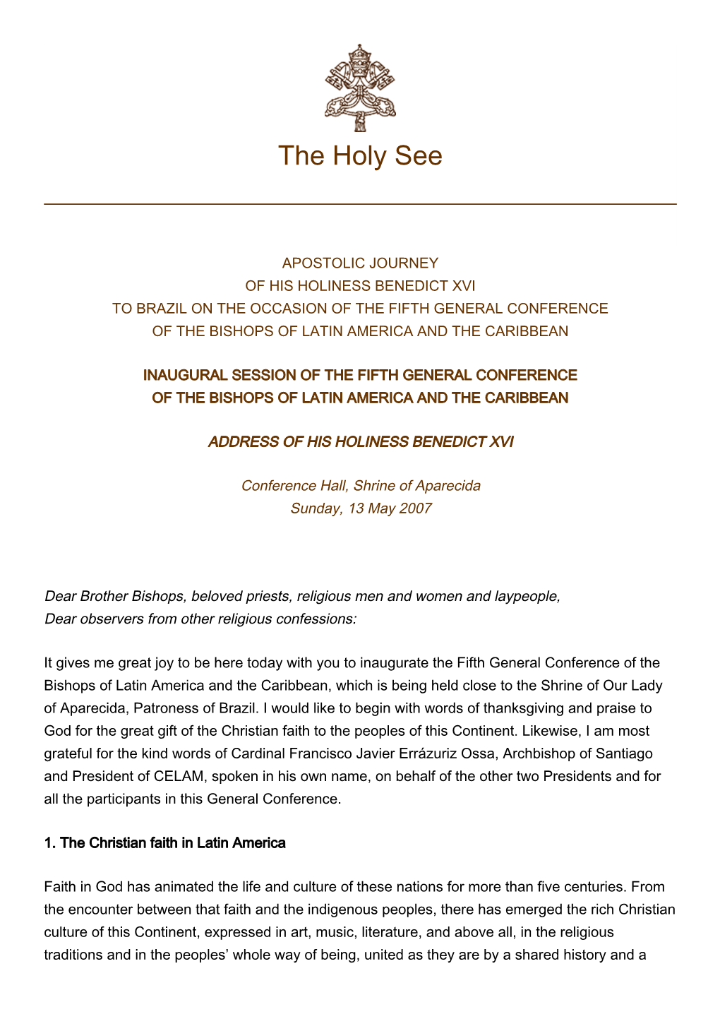 The Holy See