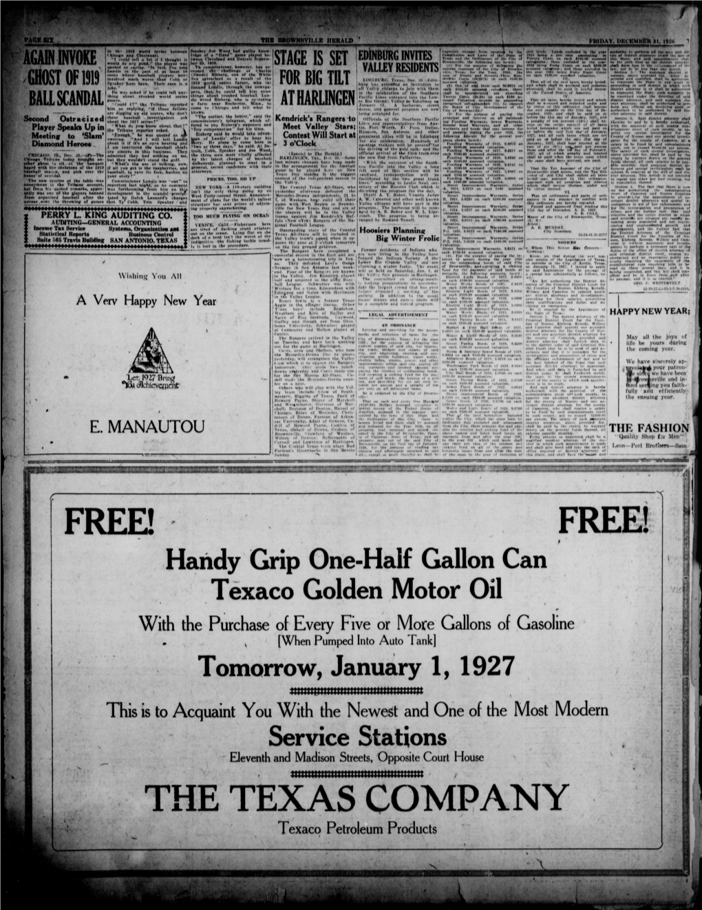 Tomorrow, January 1, 1927 Tttttttmtmttmtfttiifif Tmtmttt