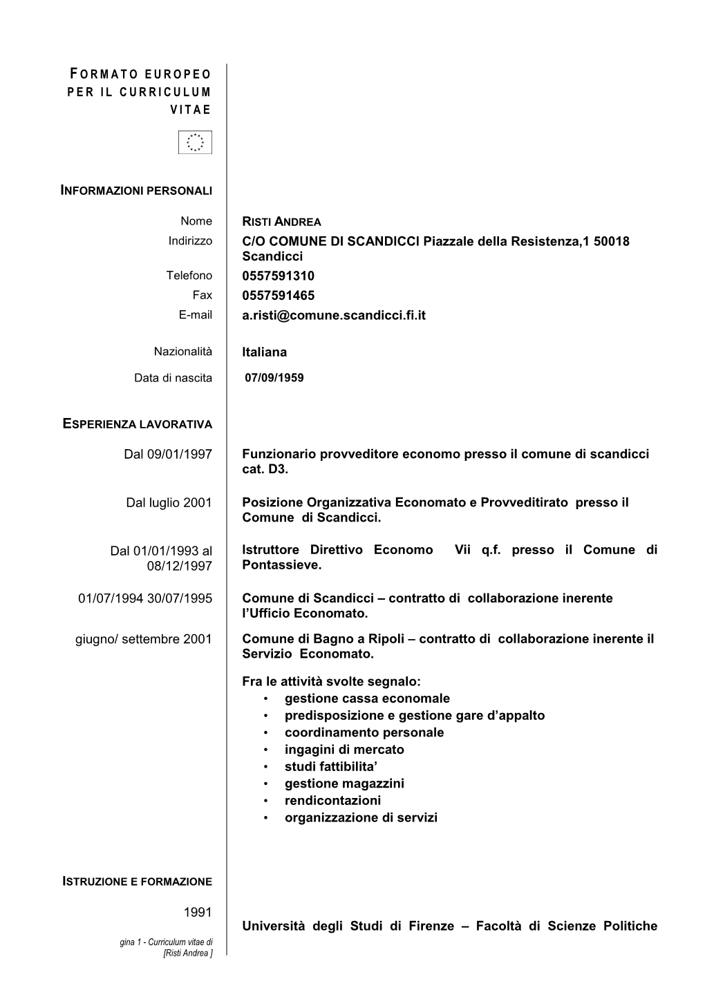 Curriculum Vitae5