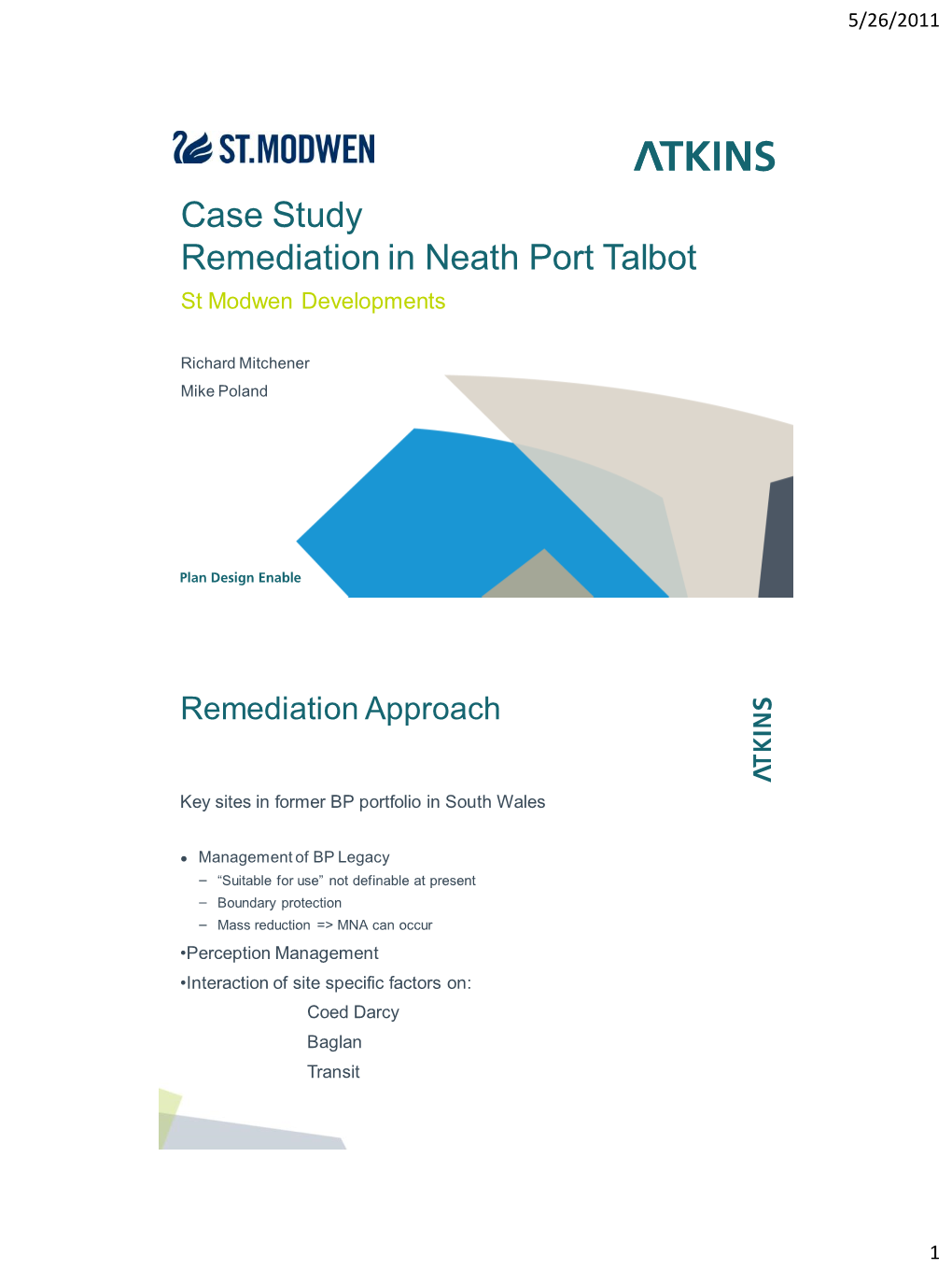 Case Study Remediation in Neath Port Talbot St Modwen Developments