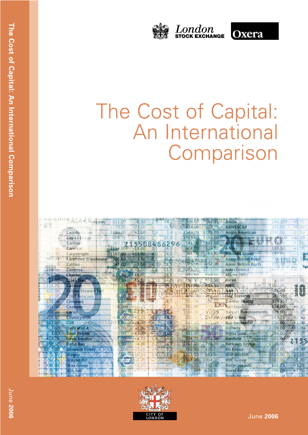 The Cost of Capital: an International Comparison