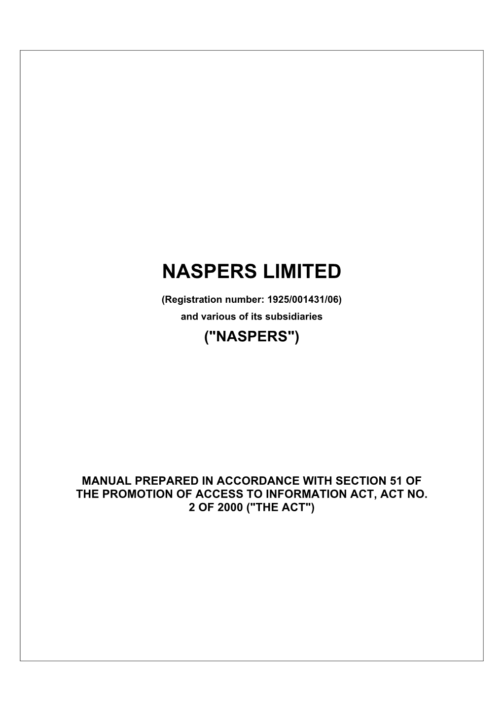 Naspers Limited