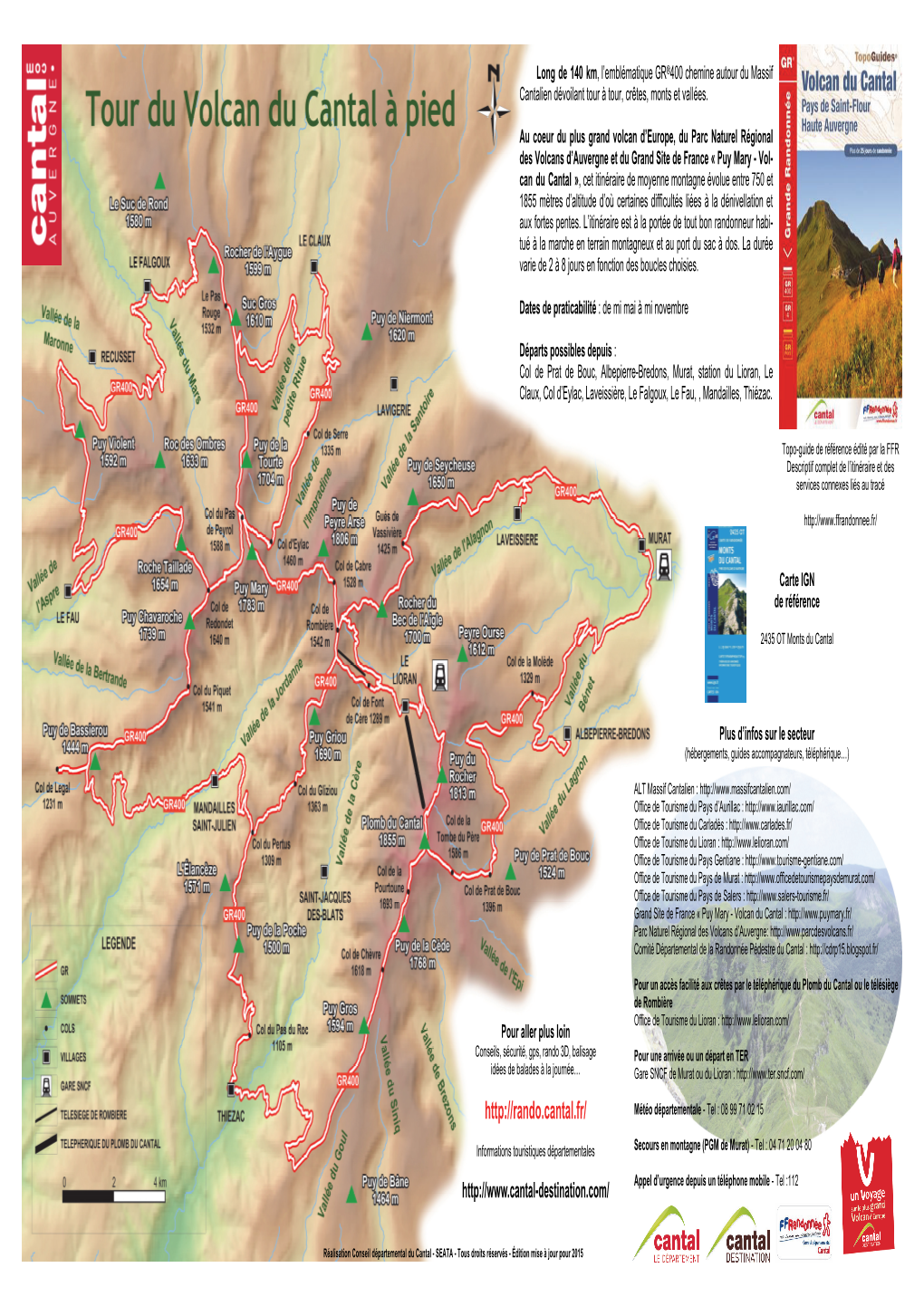 Tour Du Volcan Du Cantal a Pied