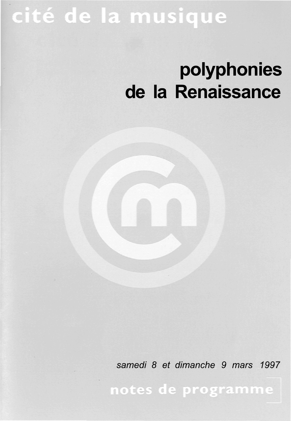 Polyphonies De La Renaissance