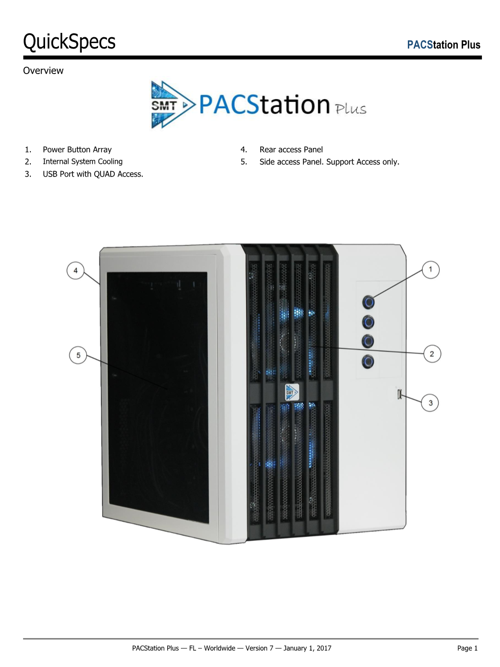 Quickspecs Pacstation Plus