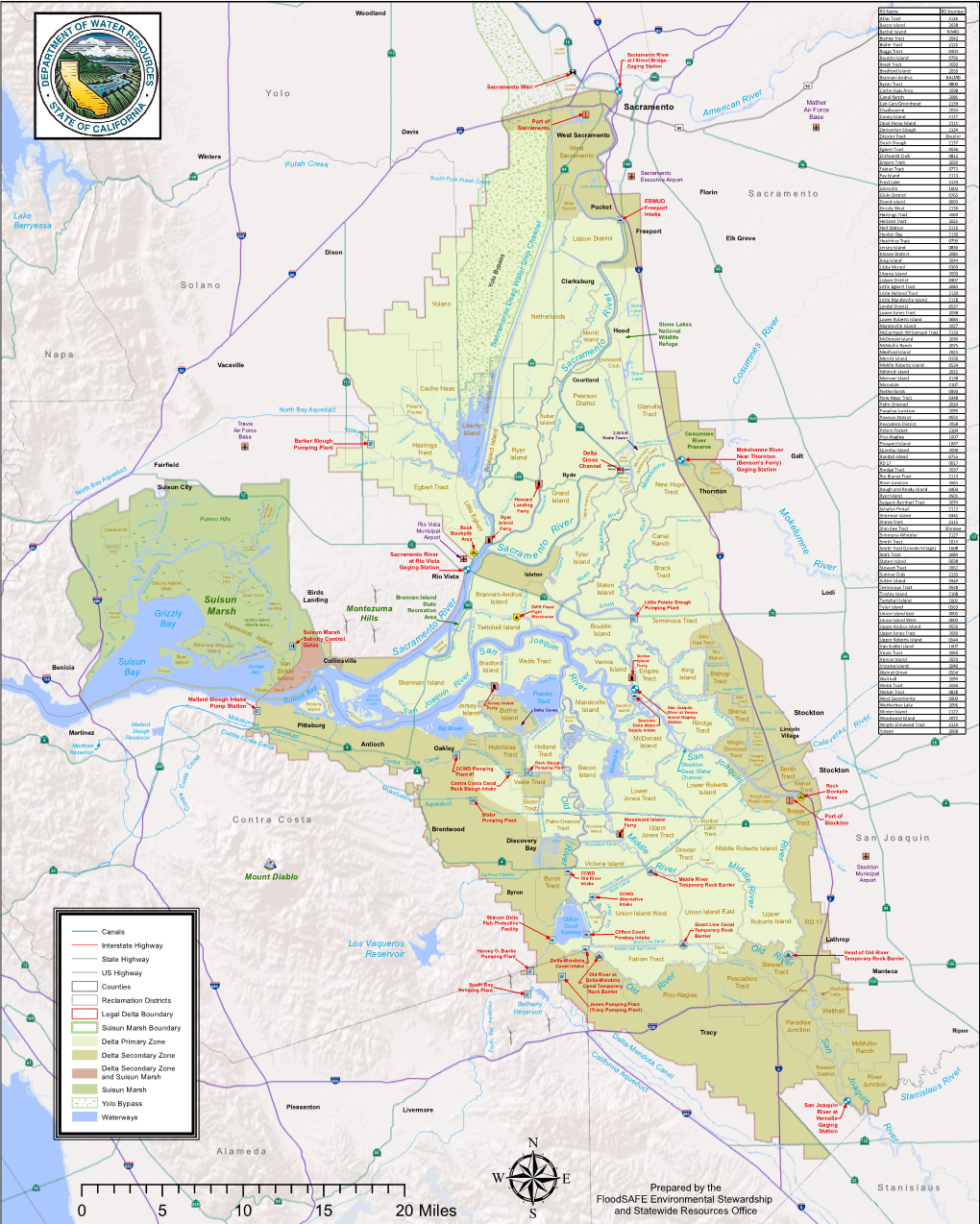 0 5 10 15 20 Miles Μ and Statewide Resources Office