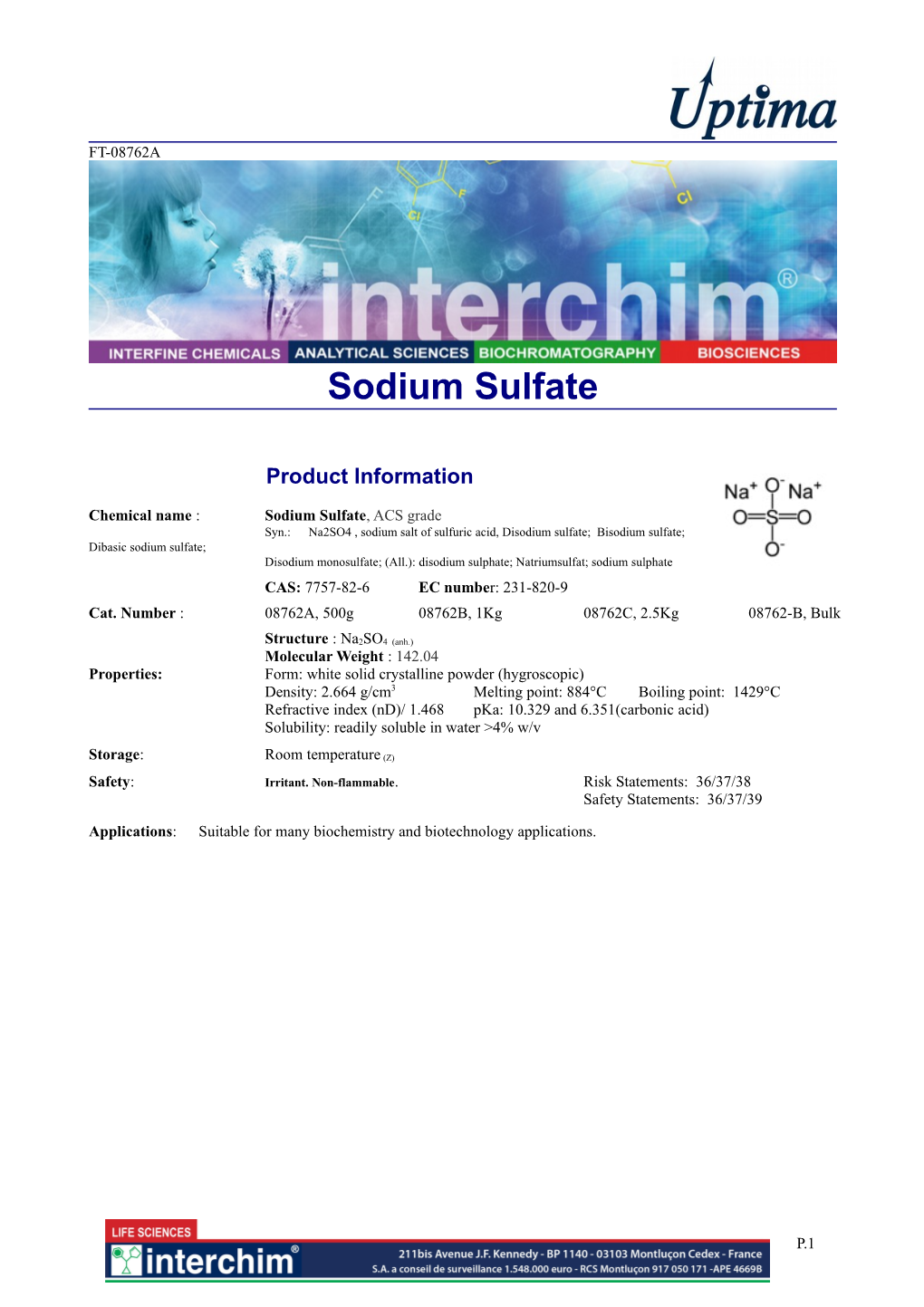 Sodium Sulfate