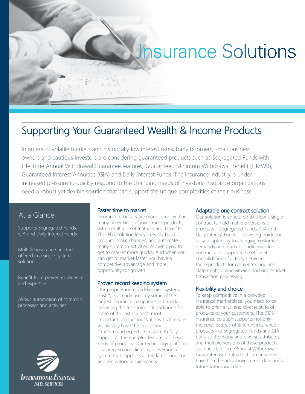 IFDS Insurance Solutions Brochure