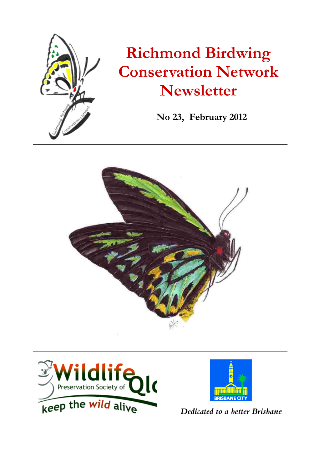 Richmond Birdwing Conservation Network Newsletter