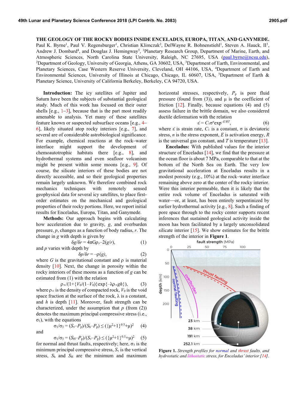 The Geology of the Rocky Bodies Inside Enceladus, Europa, Titan, and Ganymede