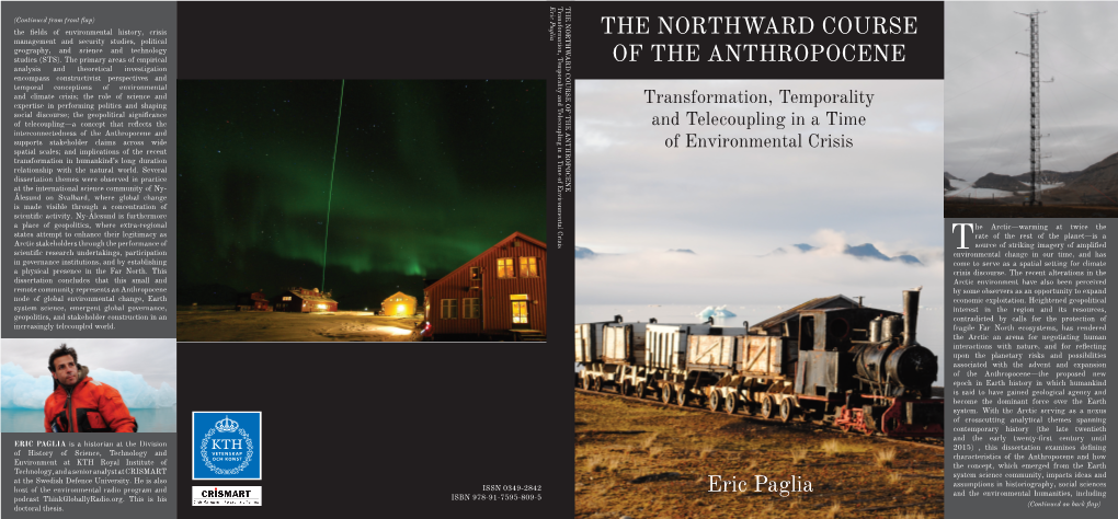 The Northward Course of the Anthropocene