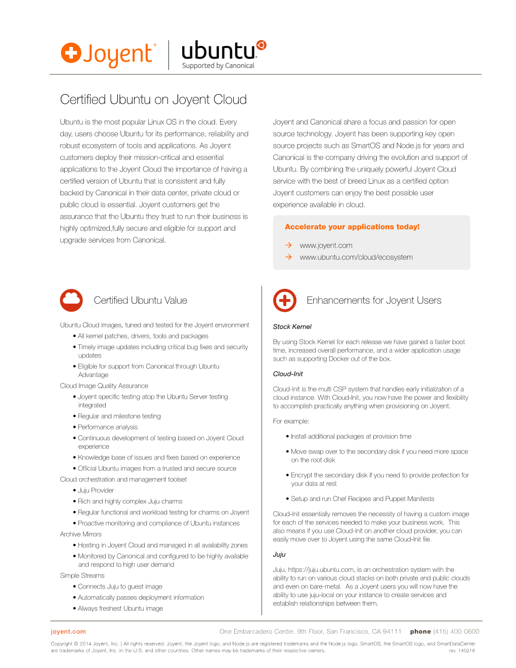 Certified Ubuntu on Joyent Cloud