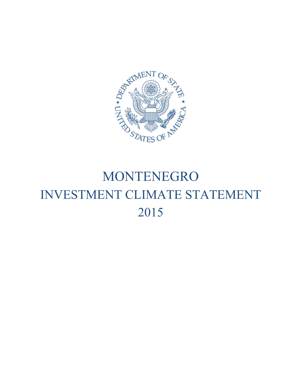 Montenegro Investment Climate Statement