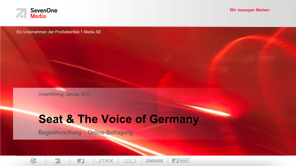 Seat & the Voice of Germany