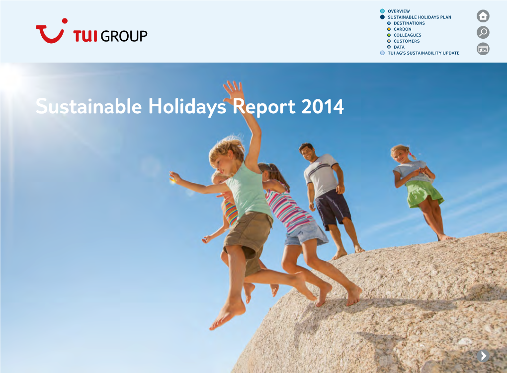 Sustainable Holidays Report 2014