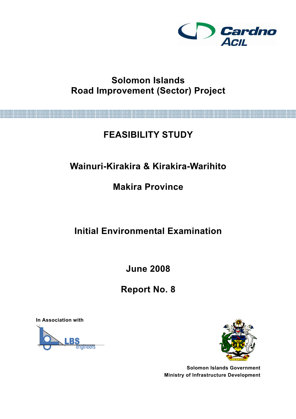 Solomon Islands Road Improvement Project