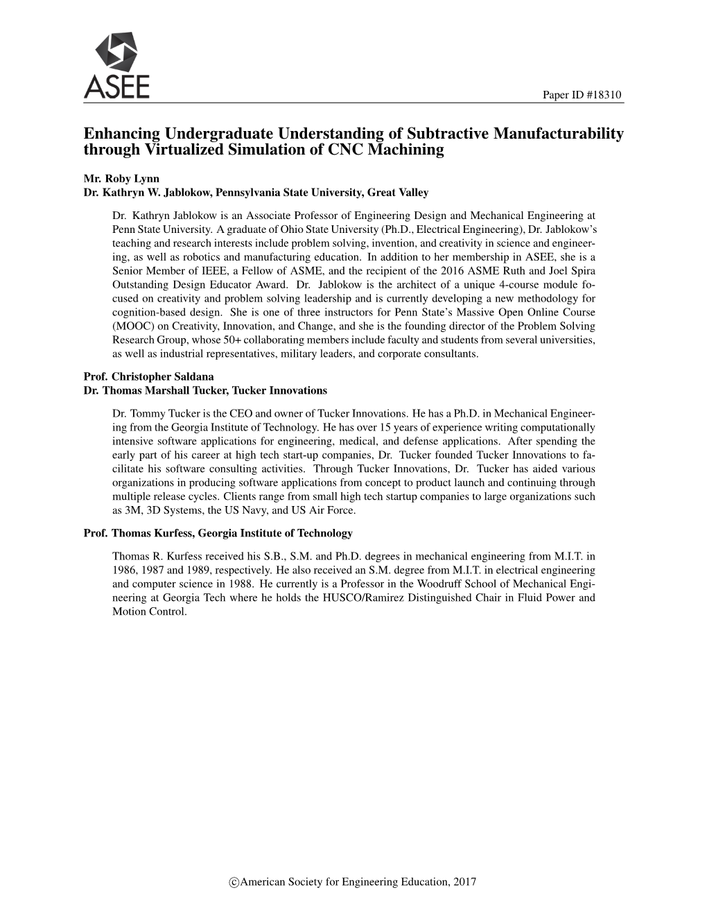 Enhancing Undergraduate Understanding of Subtractive Manufacturability Through Virtualized Simulation of CNC Machining