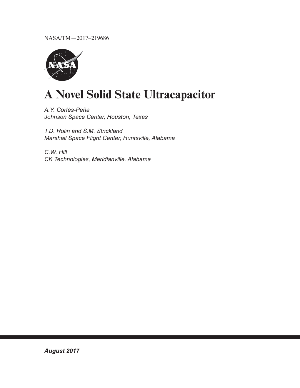 A Novel Solid State Ultracapacitor