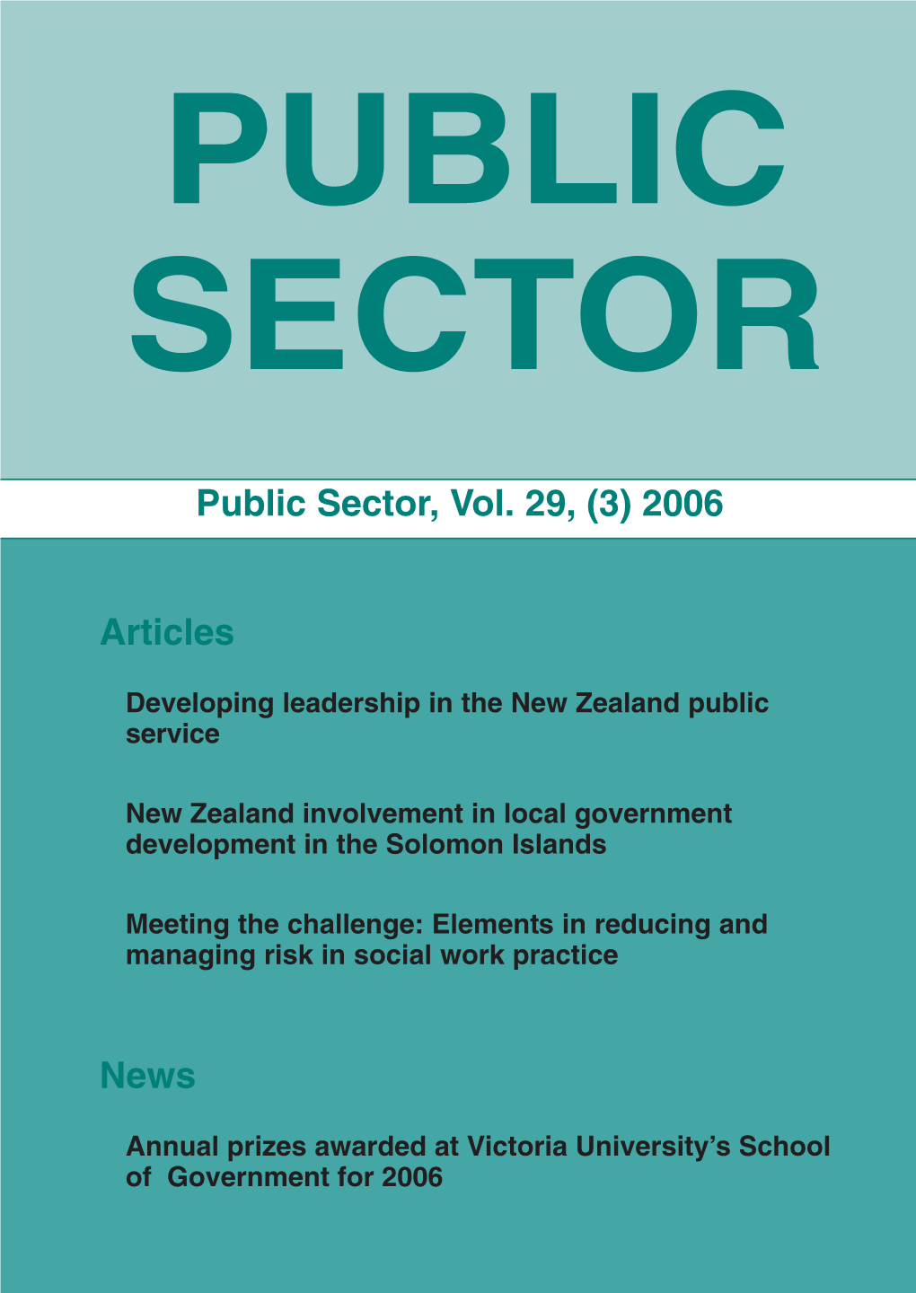 Public Sector Sept 2006 23 Nov.Pmd