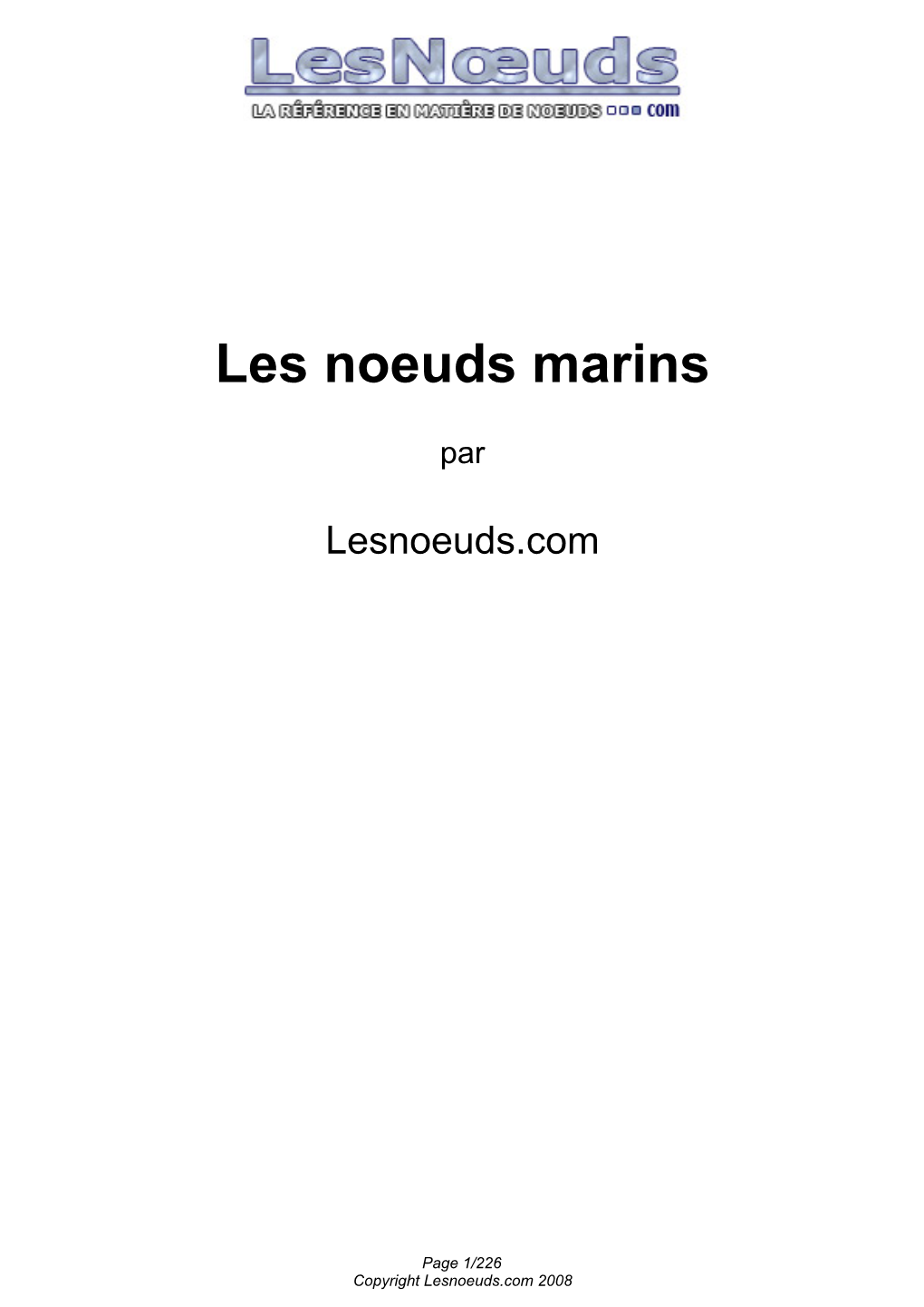 Les Noeuds Marins