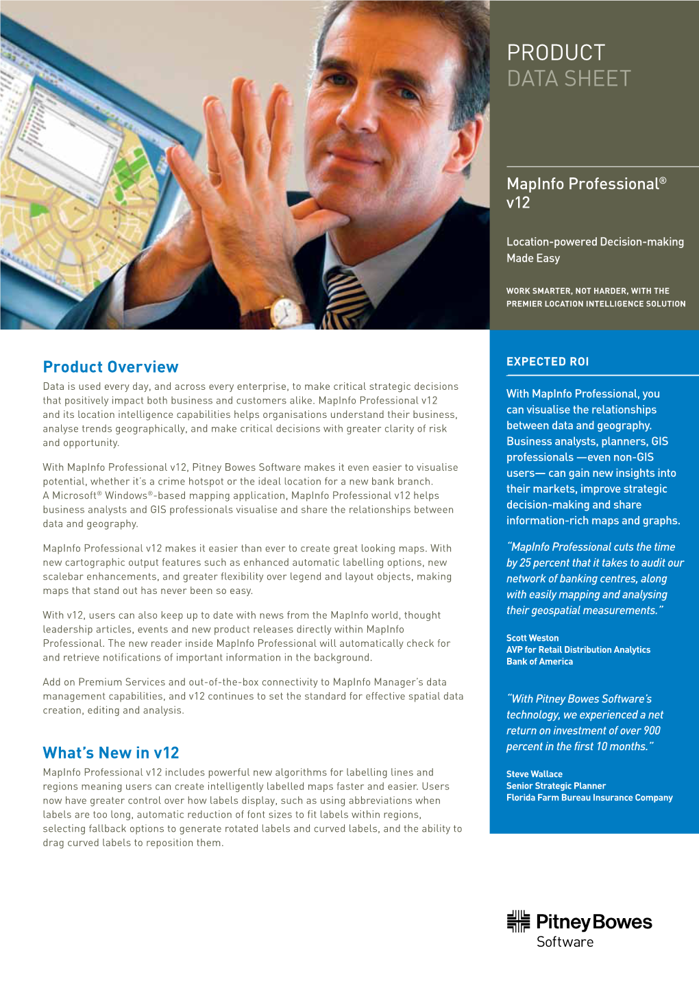 Mapinfo Professional Data Sheet