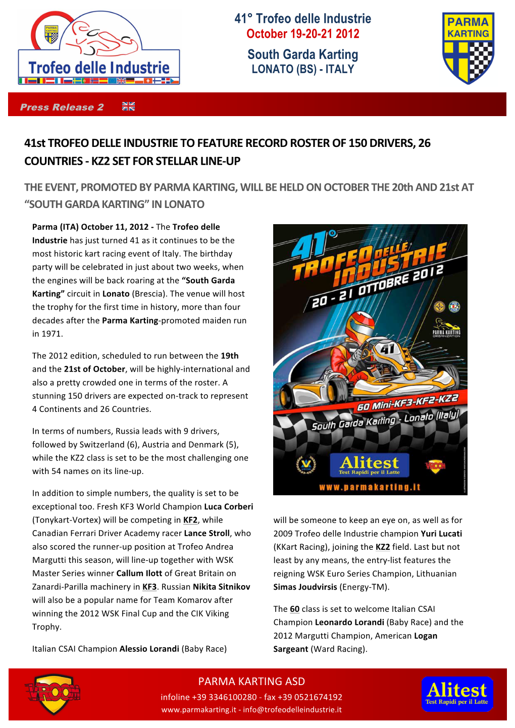 41° Trofeo Delle Industrie South Garda Karting