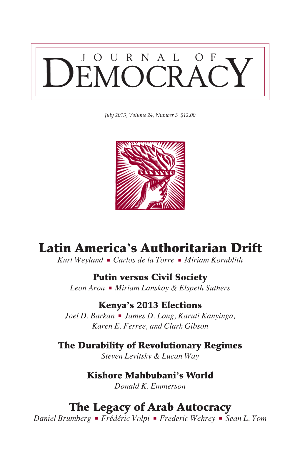 Latin America's Authoritarian Drift