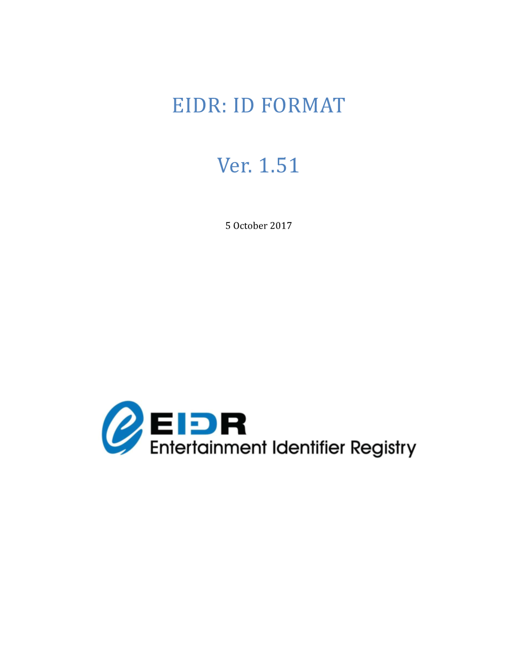 ID FORMAT Ver. 1.51