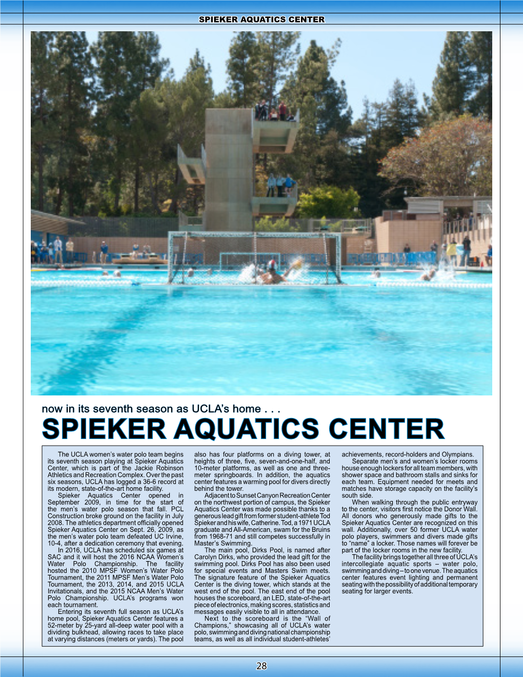 Spieker Aquatics Center