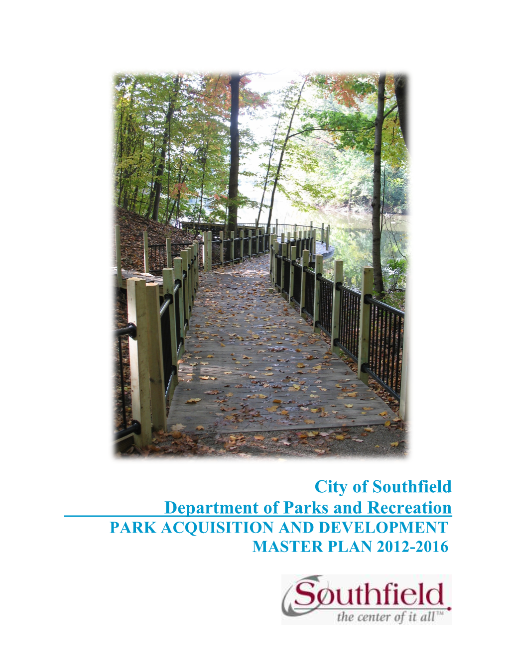 Department of City of Southfield Department of Parks And