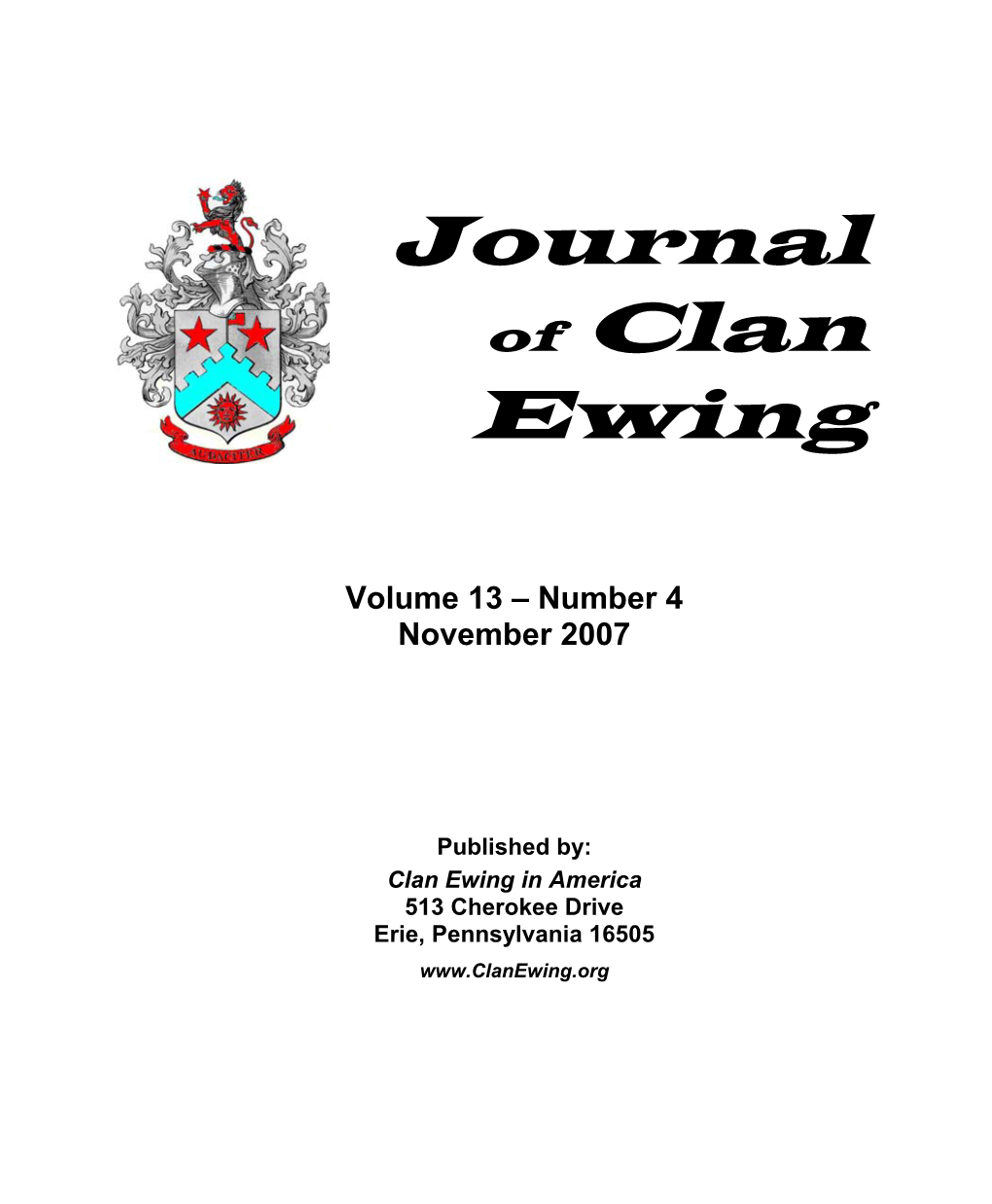 Journal Ewing