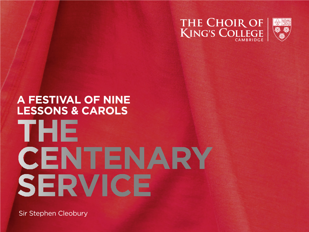 A Festival of Nine Lessons & Carols