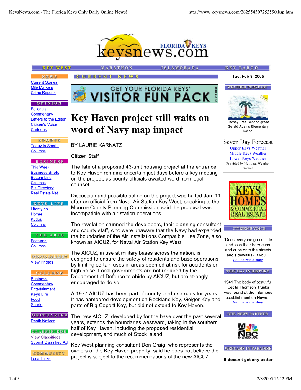 Keysnews.Com - the Florida Keys Only Daily Online News!