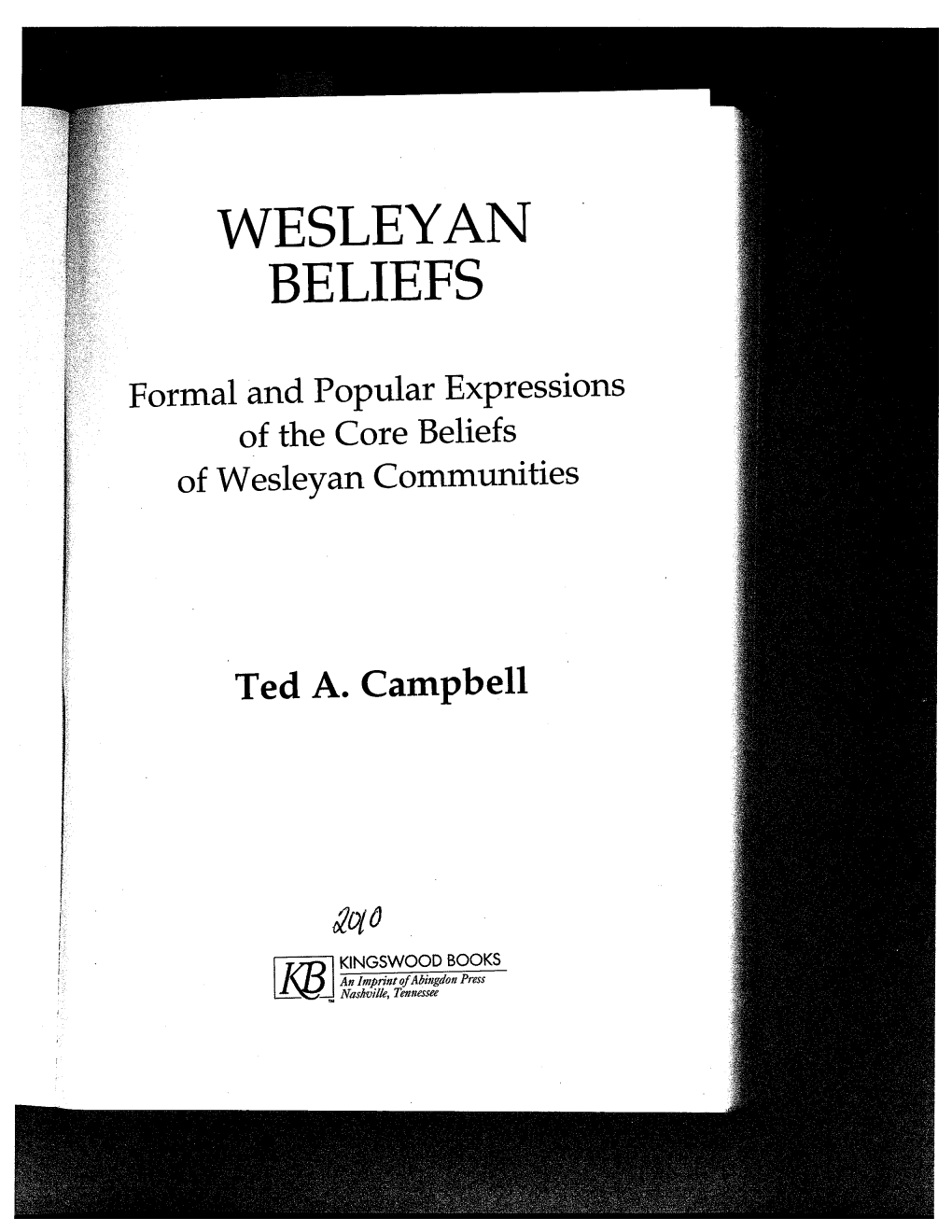 Wesleyan Beliefs