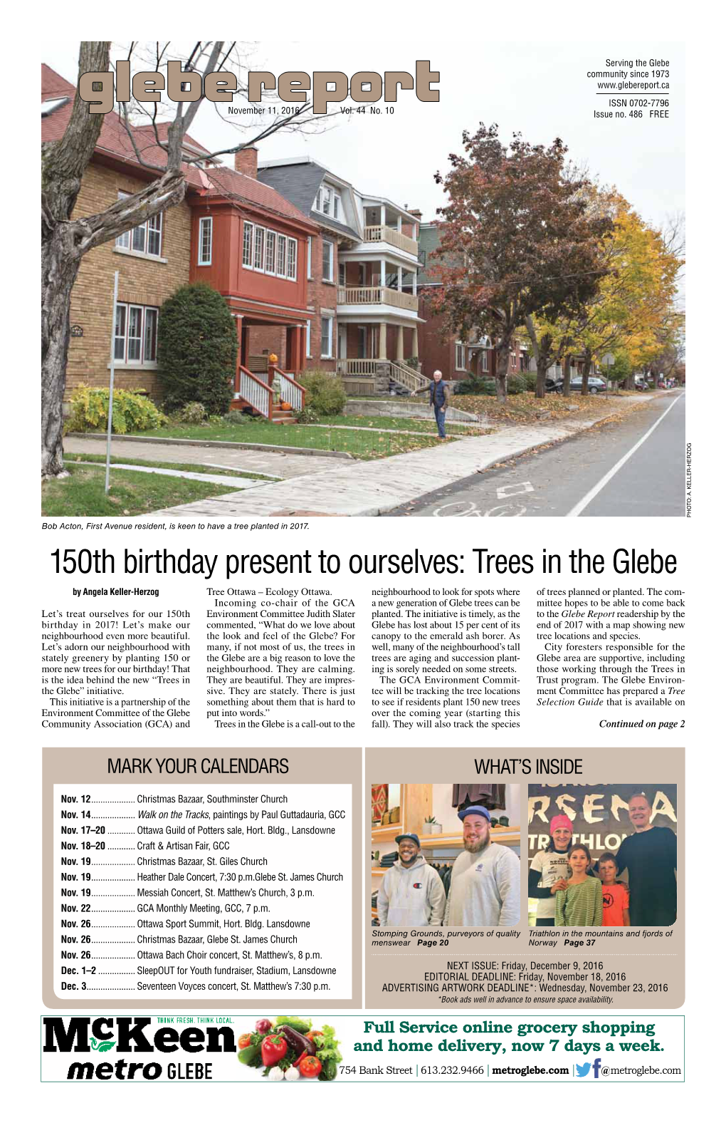 150Th Birthday Present to Ourselves: Trees in the Glebe by Angela Keller-Herzog Tree Ottawa – Ecology Ottawa