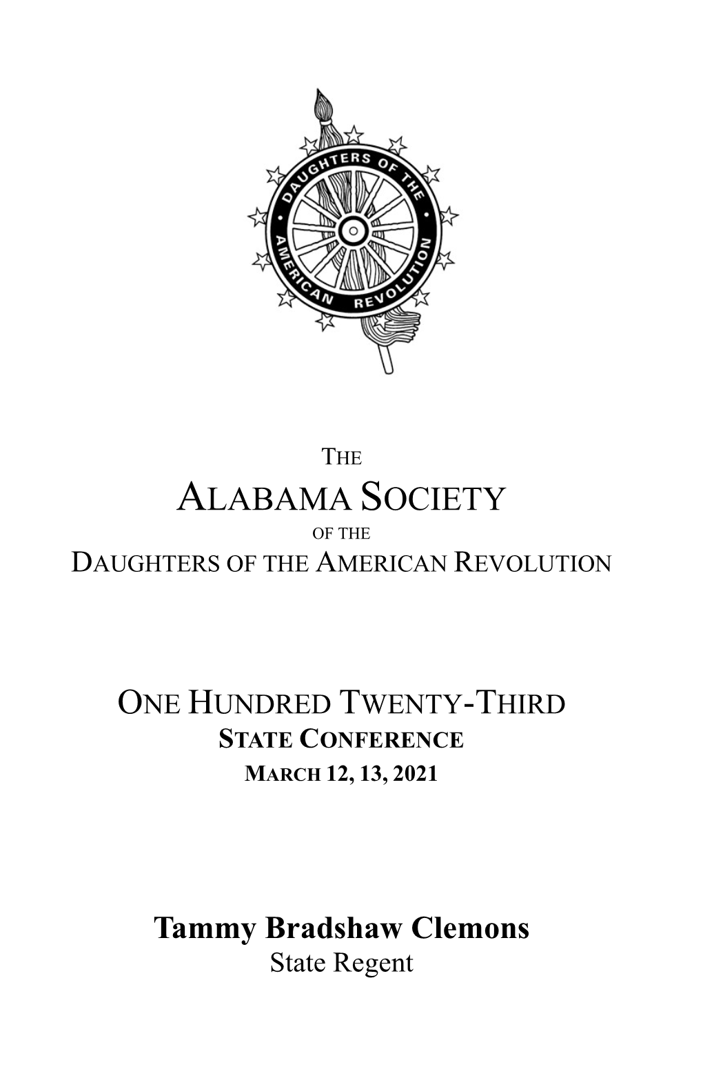 123Rd ASDAR State Conference Program