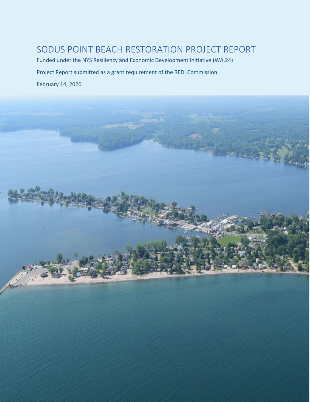 Sodus Point Beach Restoration Project Report