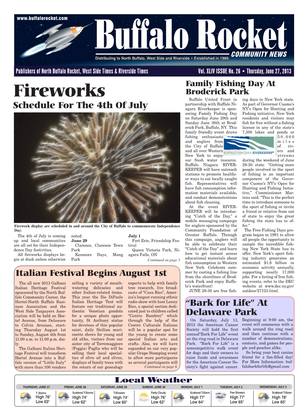 2013 Buffalo Rocket Issue 26 Page 