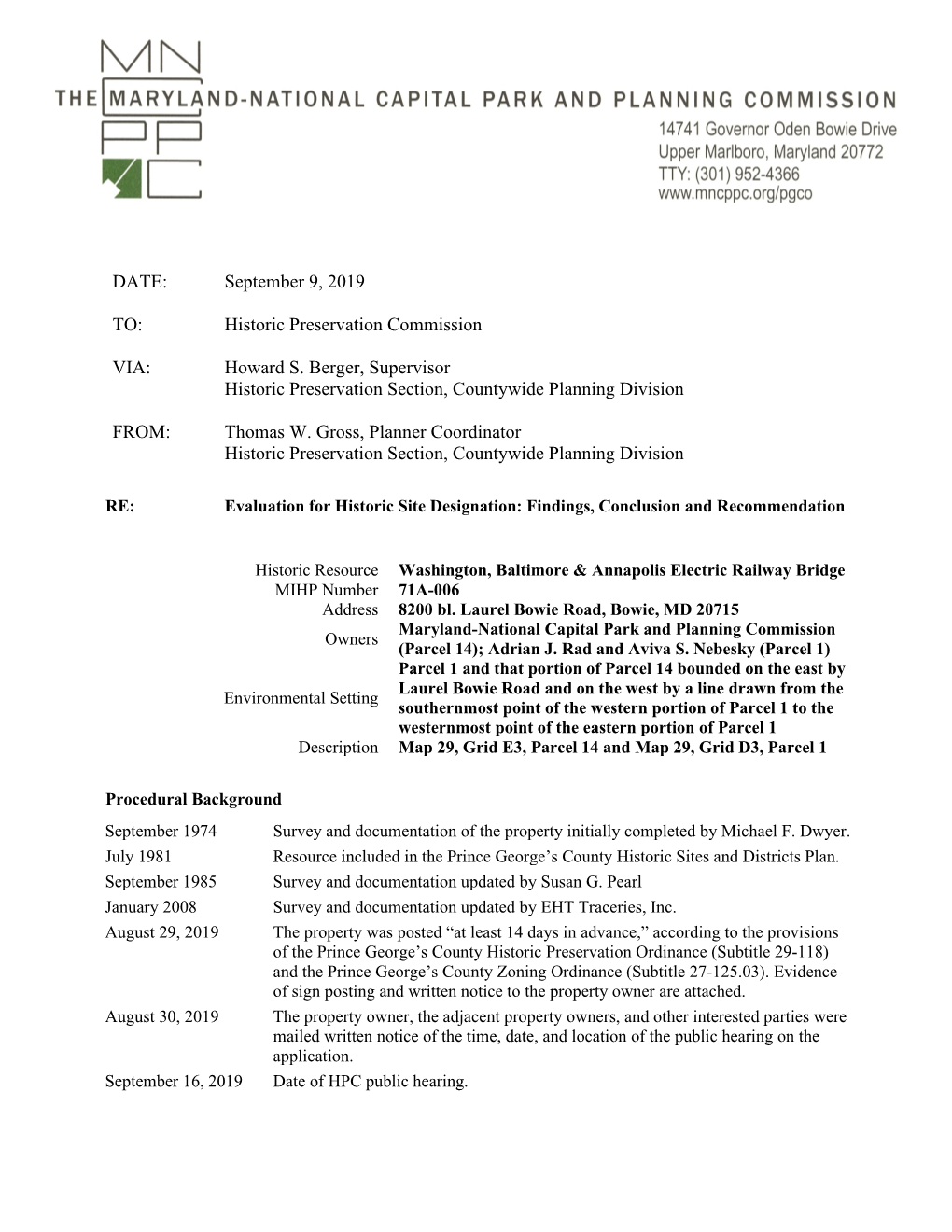 Historic Preservation Commission