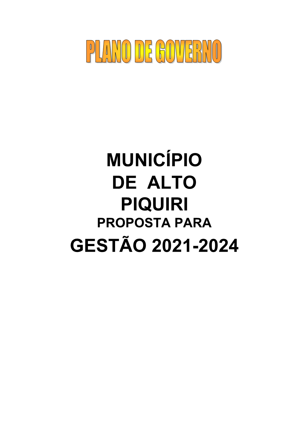 Município De Alto Piquiri Gestão 2021-2024
